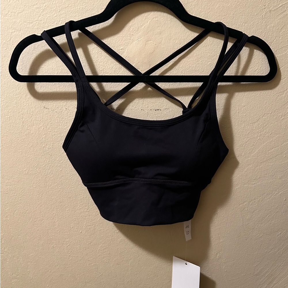 Free to be Lululemon Size S JY2040 Action Bra BLACK